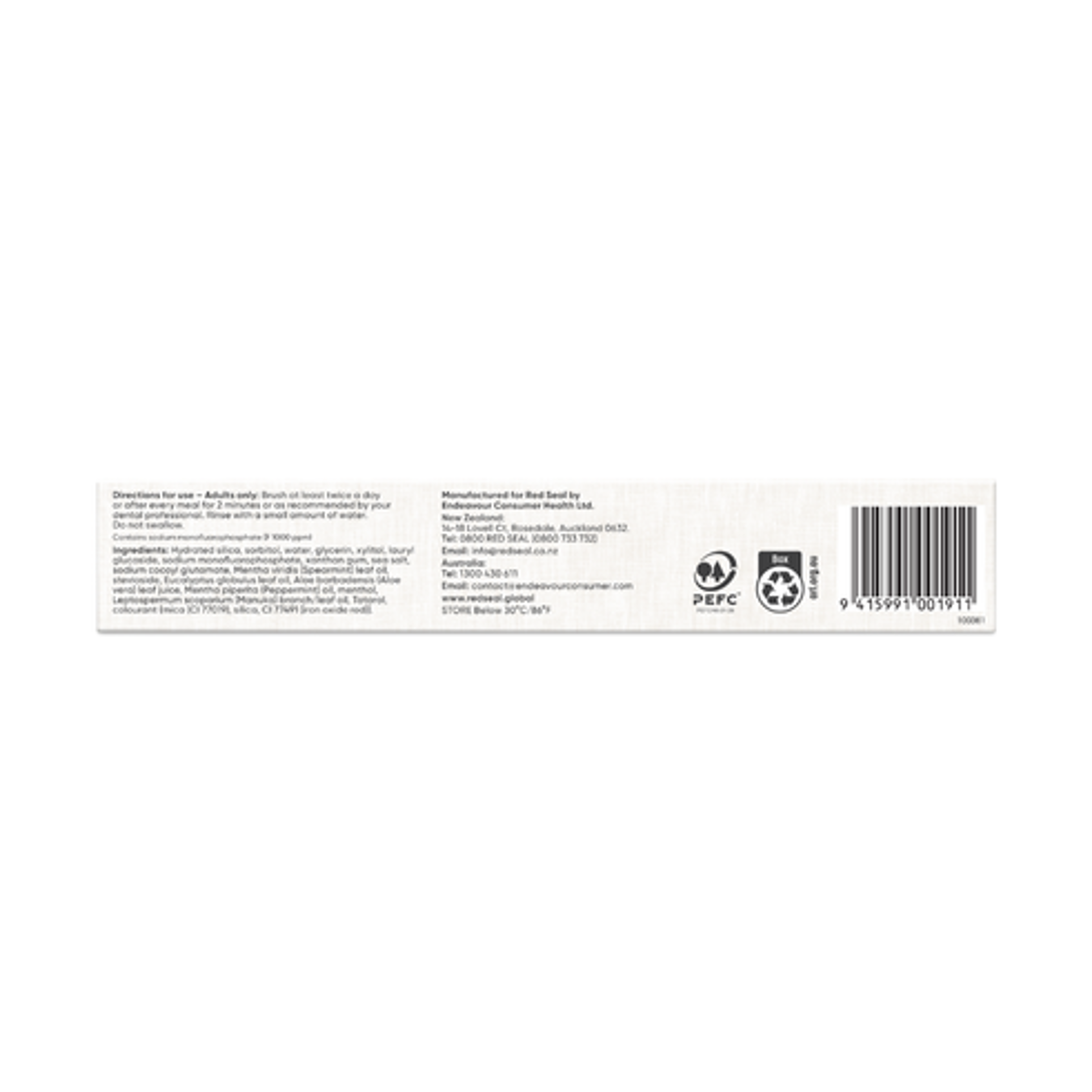 Red Seal Whitening Fluoride Toothpaste
